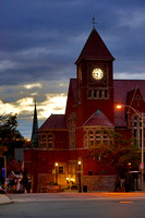Daybreak at Town Hall, Amherst, Massaachusetts