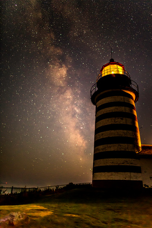 The Milky Way at West Quoddy Light