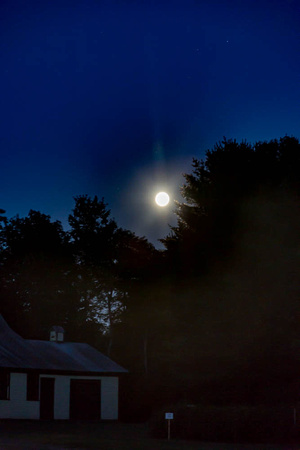 Blue moon over Andover, Maine
