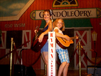 Claudia and Kaylee at Grand Ole Opry
