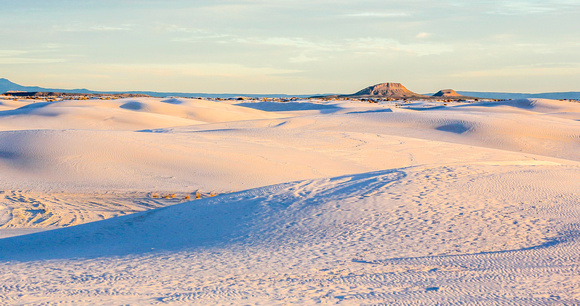 Dunes at White Sands, late afternoon