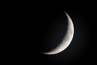 Waxing Crescent Moon, October 8, 2013