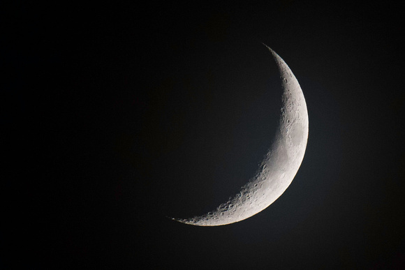 Waxing Crescent Moon, October 8, 2013
