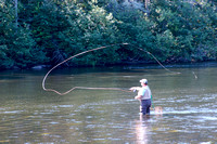 Fly fishing on the Androscoggin