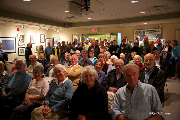 We had a good turnout, standing room only!