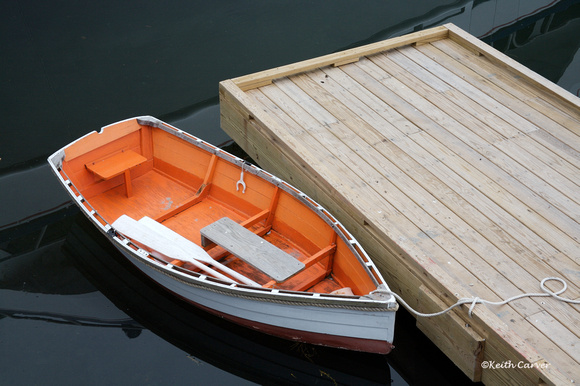 Dinghy at Boothbay Harbor