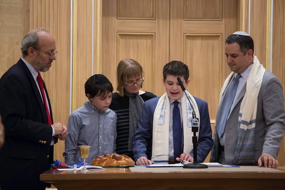 Rabbi Schweitzer, Henry, Kris, Simon and Doron
